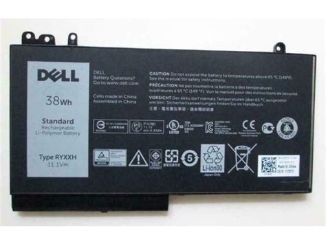 Dell Latitude E5450 E5550 E5250 3150 3160 3 Cell 38Wh OEM Battery RYXXH