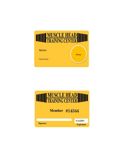 25 Cool Membership Card Templates And Designs Ms Word Templatelab