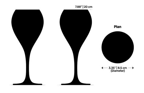 Wine Glasses Dimensions And Drawings