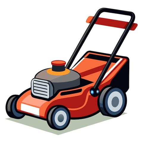 Lawn Mower Clipart Vector Art And Illustration Premium Ai Generated