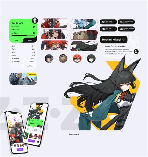 Zenless Zone Zero ZZZ UI Concept Design Behance