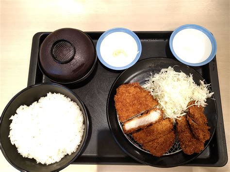 今日のランチは松のやさんで上ロースかつ＆ラムかつ定食（2枚） 耳順な人に私はなりたい 楽天ブログ