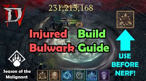 Diablo Injured Earthen Bulwark Druid Endgame Build Guide Season