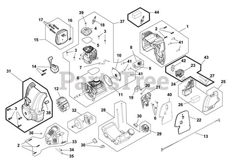 Snapper S29ss 1697085 00 41adz29c707 Snapper Straight Shaft String Trimmer Engine Group