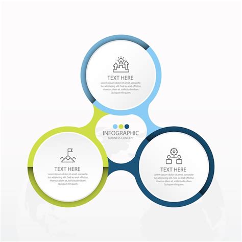 Premium Vector Basic Circle Infographic Template With Steps