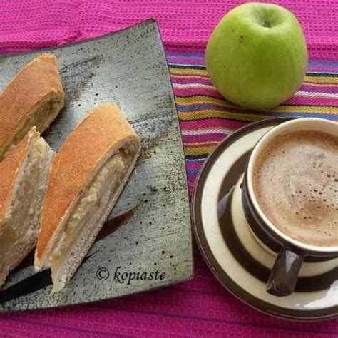 Tahinopita Me Mila Tahini Bread With Apple Filling Kopiaste To