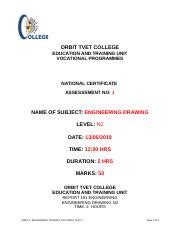 R1Y8BJT Docx ORBIT TVET COLLEGE EDUCATION AND TRAINING UNIT