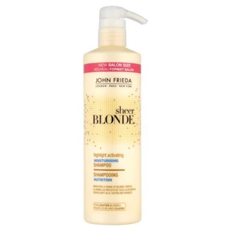 Buy John Frieda Sheer Blonde Moisturising Shampoo For Lighter Blondes