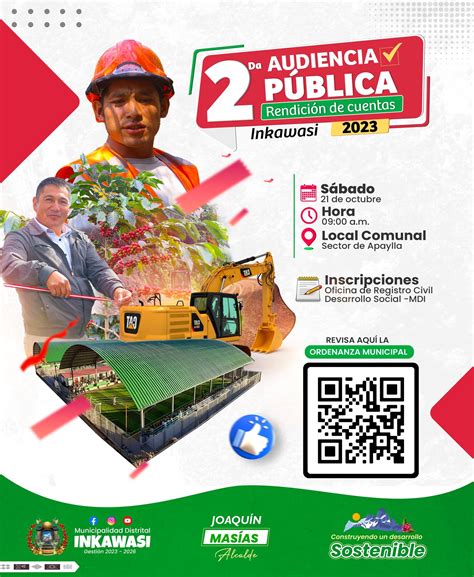 Audiencia Publica Rendicion De Cuentas Año Fiscal 2023 Campañas Municipalidad Distrital De