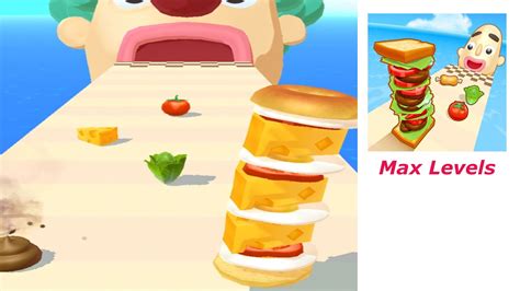 Sandwich Runner Games Mobile Walkthrough Gameplay Max All Levels YouTube