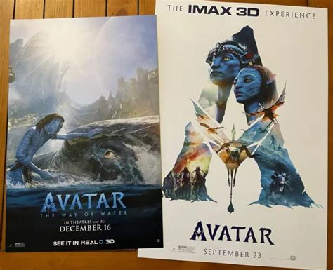 Avatar The Way Of Water Cinemark Movie Poster Imax Amc Bonus