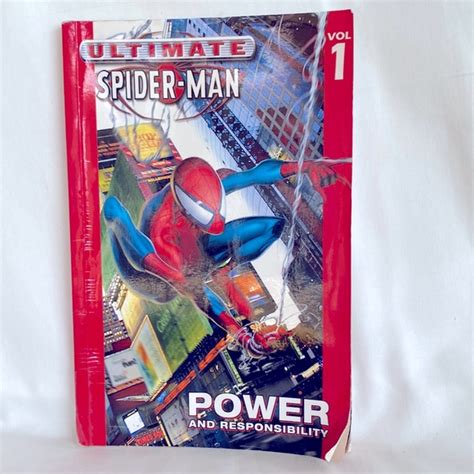 Accents Ultimate Spiderman Power Responsibility Comic Book Very Good