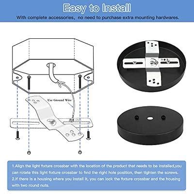 Ceiling Light Fixture Mounting Hardware Shelly Lighting