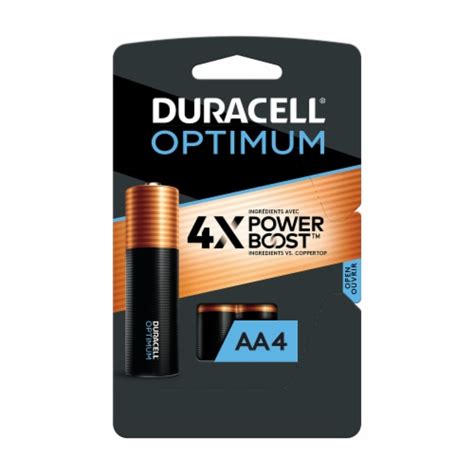 Duracell Optimum Aa Alkaline Batteries Pack Of Pack Kroger