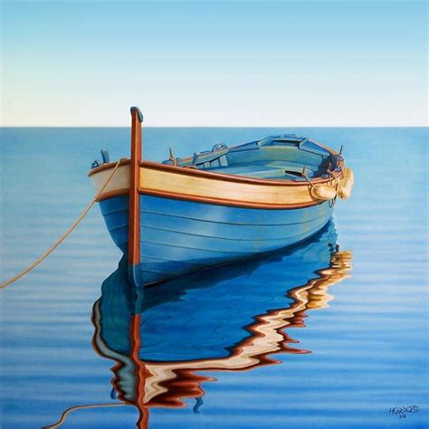 Wooden Boat By Horacio Cardozo Arte De Barcos Paisaje Marino