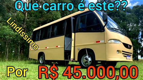 MICRO ÔNIBUS MARCOPOLO VOLARE A8 IMPECÁVEL A VENDA POR R 45 000 00