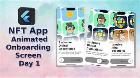 Animated Onboarding Screen For Flutter NFT APP Devhubspot In 2023