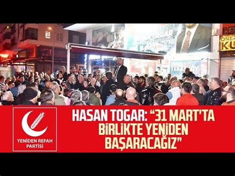 Tekkeköy Belediye Başkanı ve YRP adayı Hasan Togar 31 Mart ta