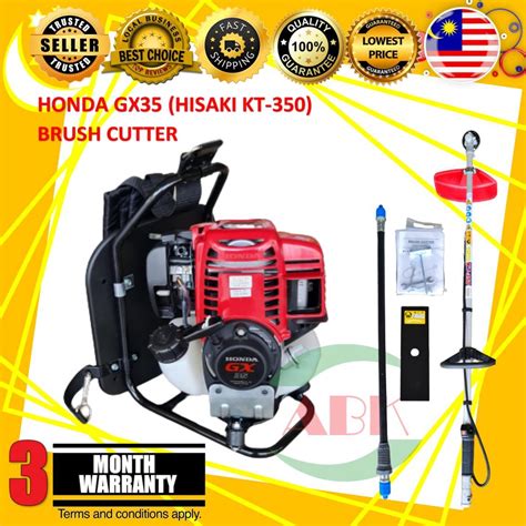 Honda Backpack Brush Cutter Hisaki Kt 350 Mesin Rumput Gx 35 100 Original Shopee Malaysia