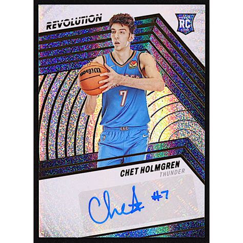 Chet Holmgren Panini Revolution Rookie Autographs Rc