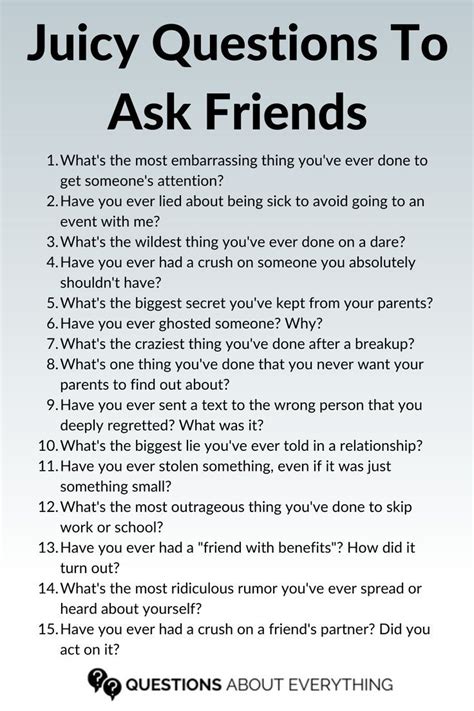 100 Juicy Questions To Ask Friends In 2024 Fun Questions To Ask