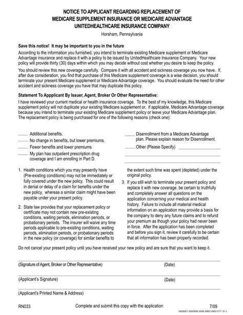 Aarp Medicare Supplement Fill Out Printable Pdf Forms Online