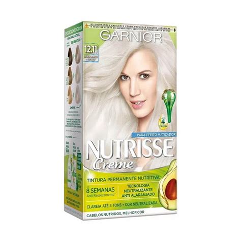 Colora O Garnier Nutrisse Creme Louro Platinado Perfeito Sol