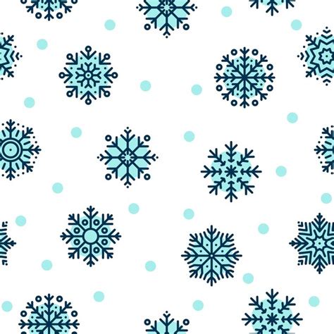 Motif De No L Sans Couture Avec Des Flocons De Neige Bleus D Coration