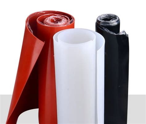 1mm 2mmm 3mm 4mm 5mm 6mm Thickness Red Color Silicone Sheet