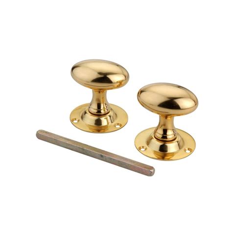 Spira Brass Interior Mortise Door Knob Uk