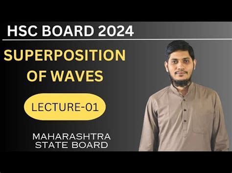 Superposition Of Waves Lec 01 Class 12th Physics Maharashtra