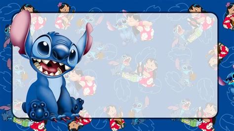 Etiquetas Escolares Imprimibles Lilo Y Stitch Editables En Venta En