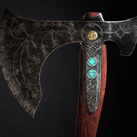 Artstation God Of War Leviathan Axe