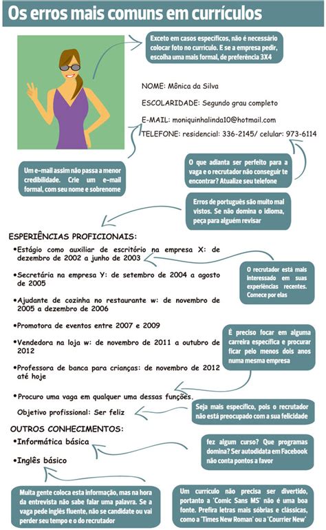 O Que Deve Ser Evitado Ao Elaborar Um Currículo - Procurando emprego? Saiba como evitar erros comuns nos currículos