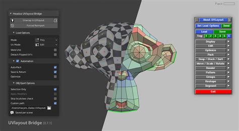 Headus Uvlayout Bridge Blender
