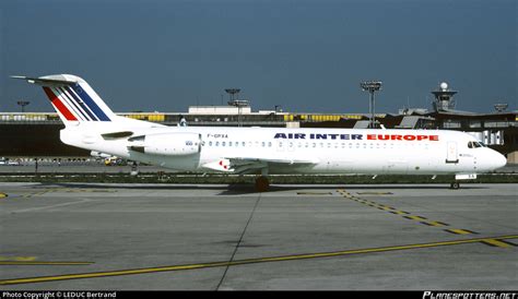 F GPXA Air Inter Europe Fokker 100 F28 Mark 0100 Photo By LEDUC