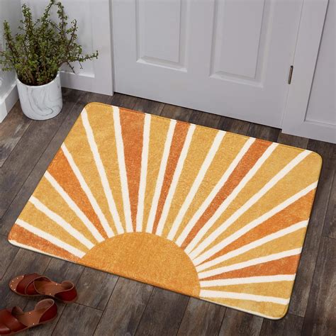 Amazon Lahome Boho Sun Print Area Rug X Small Washable Rug