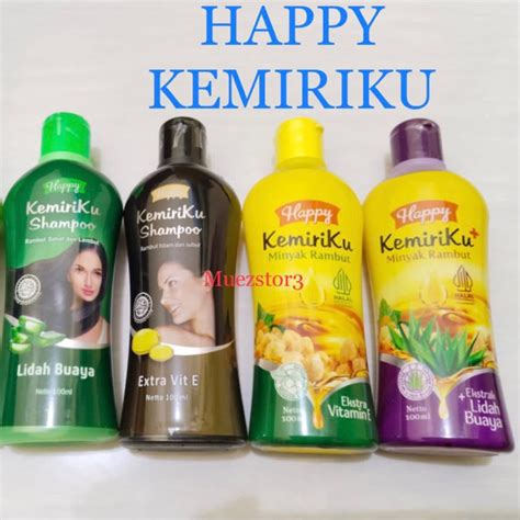 Jual 100 Oringinal BPOM Happy Kemiriku Minyak Kemiri Shampo Extrak