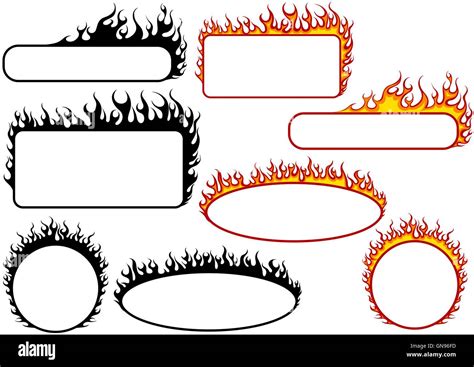 Fire Flames Banner Hi Res Stock Photography And Images Alamy