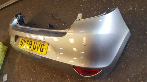 Renault Clio MK3 2009 2012 Rear Bumper Silver Tehnk Beige Cender