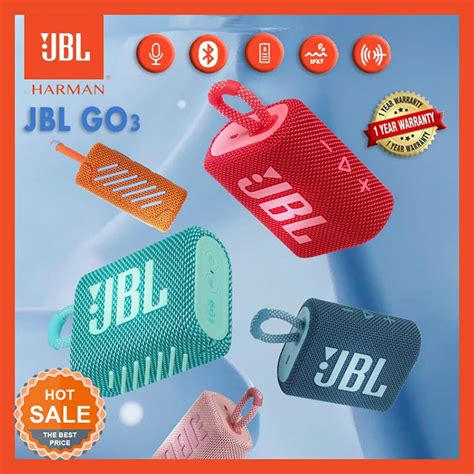 Jbl Go 3 ลำโพงบลูทูธ ของแท้ 100 เบสหนัก ลำโพง Bluetooth เจบีเเอล ลำโพง