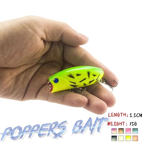 Hard Popper Fishing Lures Bass Baits Fishing Wobblers Popper Topwater