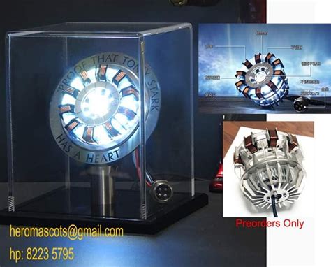 Tony Stark Arc Reactor Mk Ironman Avengers Hot Toys Hobbies Toys Toys Games On Carousell
