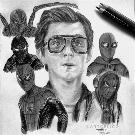 Coloring Pages Tom holland (26 pcs) - download or print for free #11754
