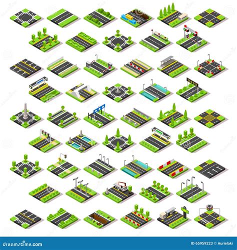 El Mapa De La Ciudad Fij Tejas Isom Tricas Ilustraci N Del Vector