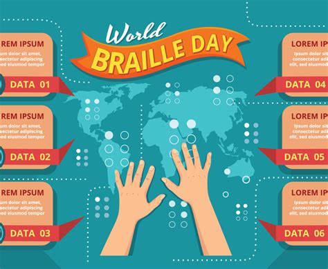 World Braille Day Infographic Template