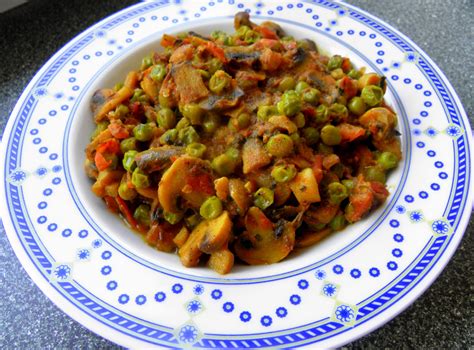 Simple And Delicious Indian Recipes Mushroom Peas Masala Curry