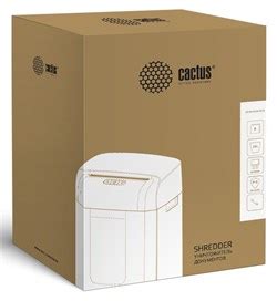Шредер Cactus CS-SH-8-16-2X15 (секр.P-5); фрагменты 2х15мм ...