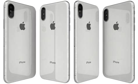 Apple Iphone X Gris Espacial Y Plateado Modelo D Ds Blend