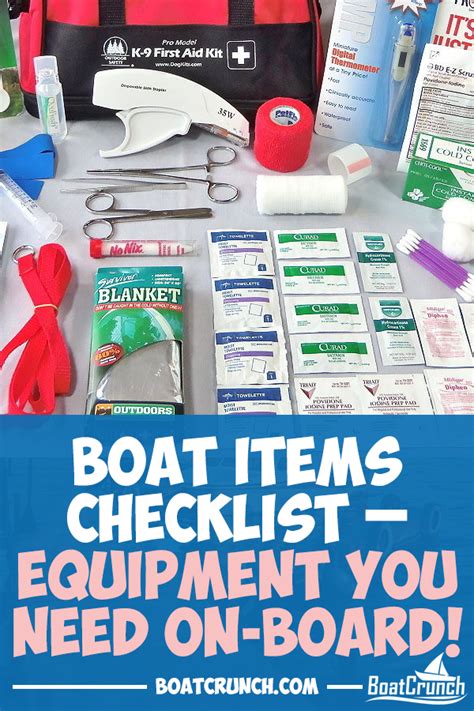 Boat Items Checklist Equipment You Need On Board Boat Safety